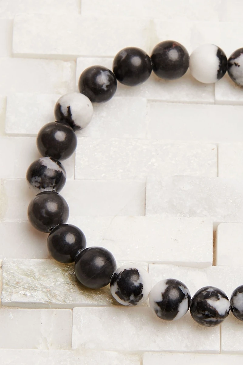 Shop the Shiny Zebra Jasper Bracelet for Grounding Energy