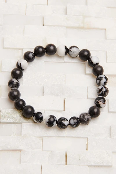 Shop the Shiny Zebra Jasper Bracelet for Grounding Energy