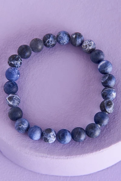 Matte Sodalite Bracelet for Inner Peace & Wisdom | Shop Now