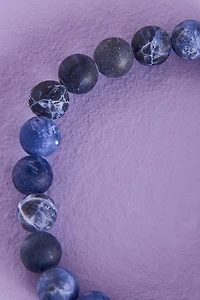 Matte Sodalite Bracelet for Inner Peace & Wisdom | Shop Now