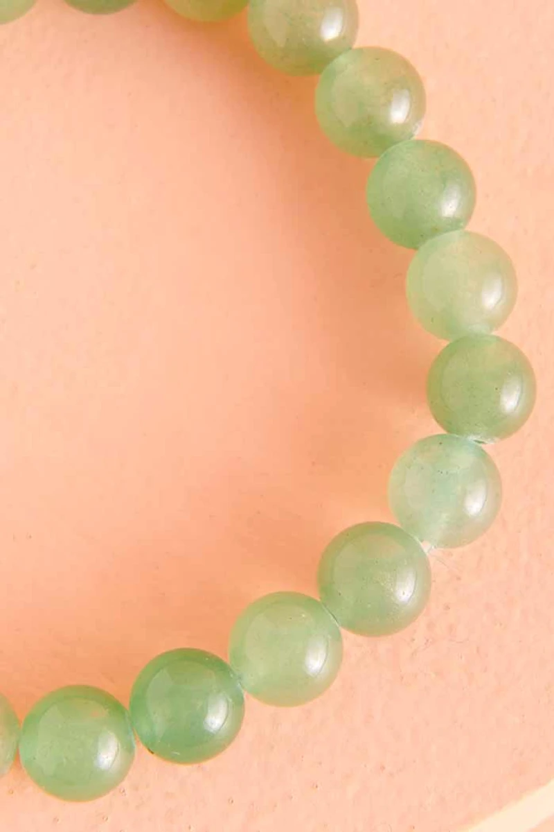 Shop the Shiny Green Aventurine Bracelet for Positivity and Luck