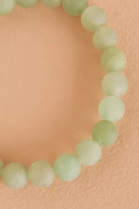 Matte Green Aventurine Bracelet for Luck & Growth | Shop Now