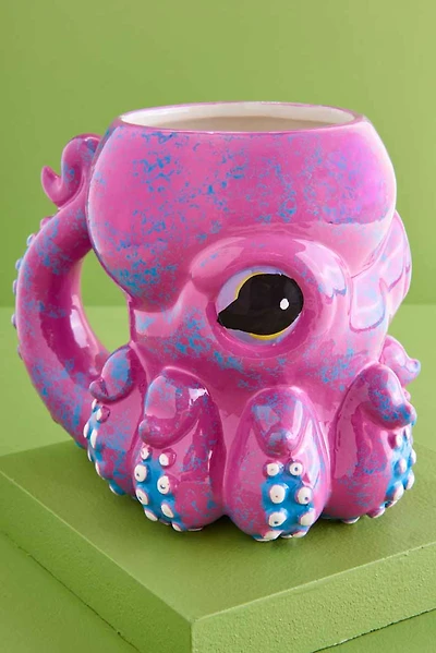 Pink Octopus Mug (EB Exclusive)