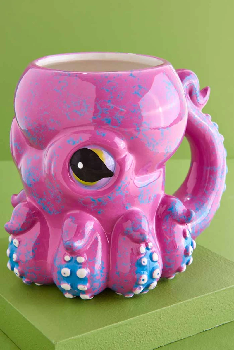Pink Octopus Mug (EB Exclusive)