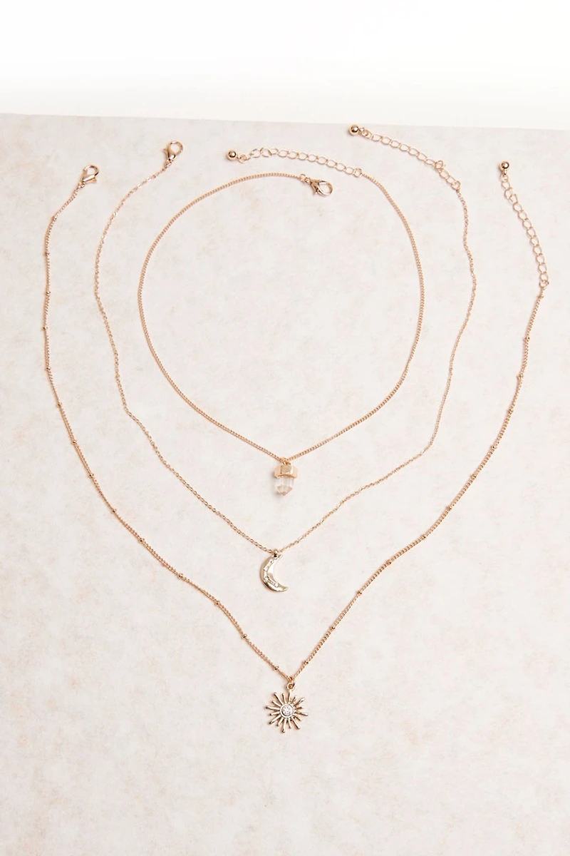 Buy Cosmic Trio Necklace Set Online at Earthbound Trading