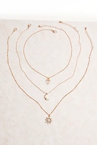 Buy Cosmic Trio Necklace Set Online at Earthbound Trading