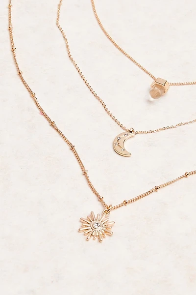 Cosmic Trio Necklace Set