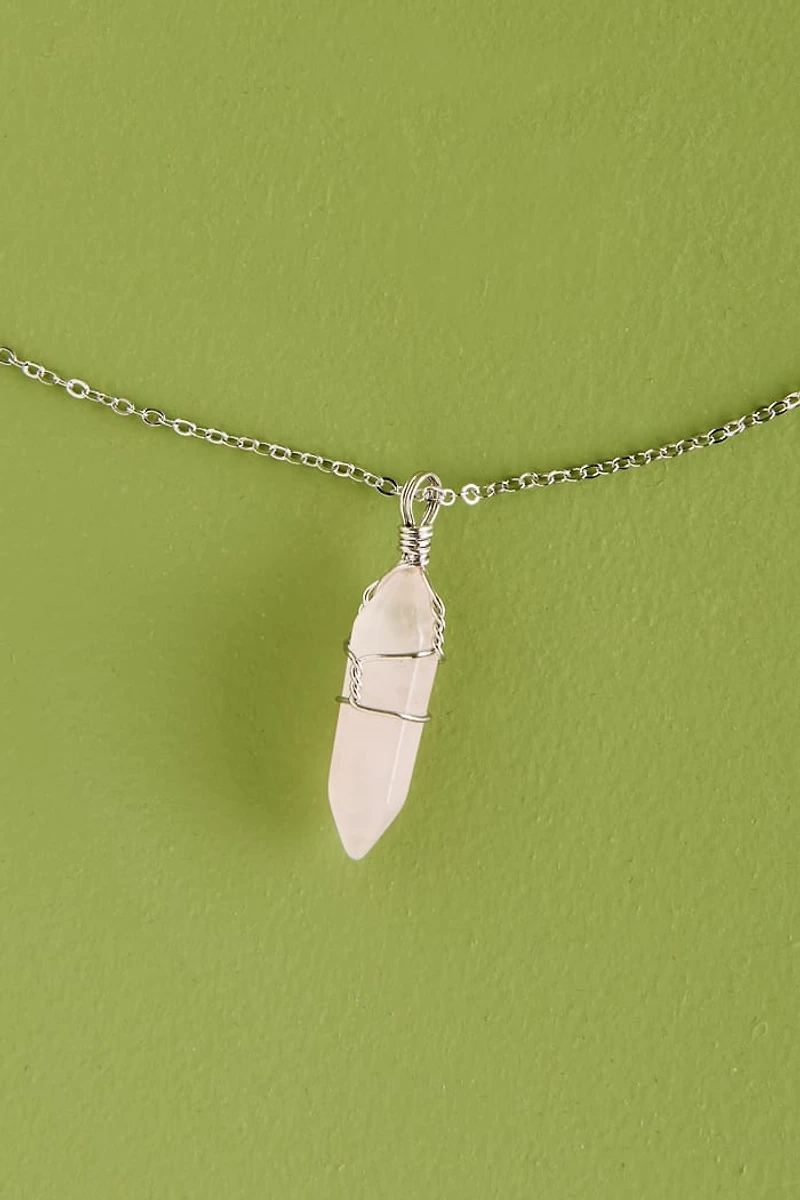 Buy Rose Quartz Wrap Necklace Online at Earthbound Trading