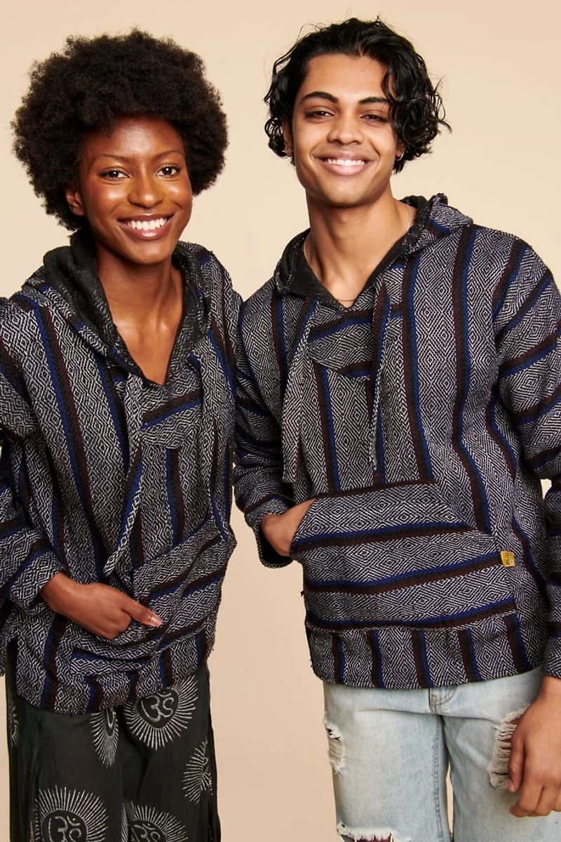 Buy Multi Grey Baja Pullover Online at Earthbound Trading