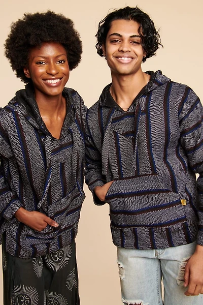 Multi Grey Baja Pullover