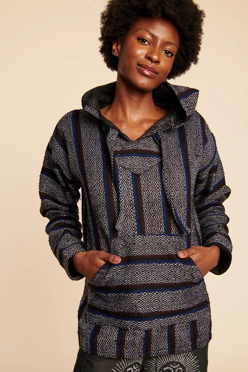 Buy Multi Grey Baja Pullover Online at Earthbound Trading