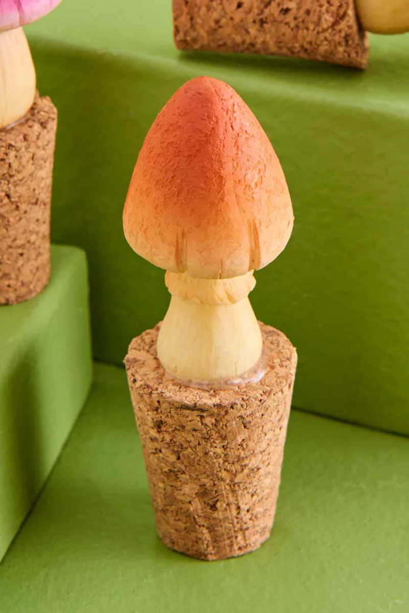 Buy Mushroom Wine Stopper Set Online at Earthbound Trading