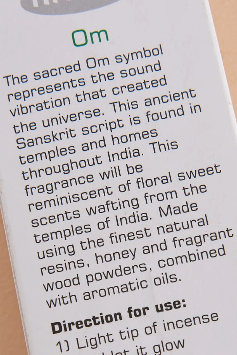 Om Incense Sticks for Spiritual Balance - Shop Now