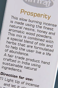 Shop Nitiraj Prosperity Incense Sticks 25g - Invite Abundance & Success