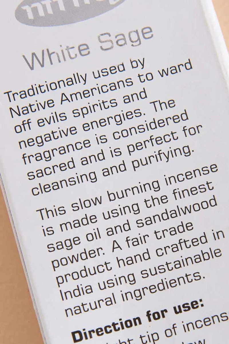 Buy Nitiraj White Sage Incense Sticks 25g - Purify Your Space with Aromatherapy