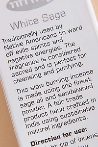 Buy Nitiraj White Sage Incense Sticks 25g - Purify Your Space with Aromatherapy