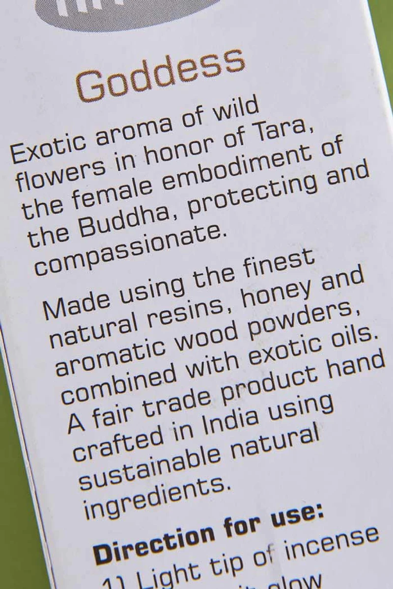Nitiraj Goddess Incense for Feminine Energy & Spiritual Awakening