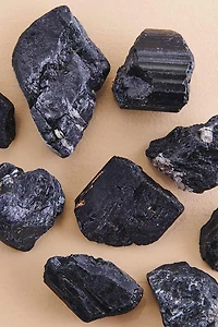 Buy Black Tourmaline Rough Stone Online at Earthbound Trading