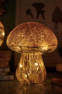 Iridescent Mushroom Lamp