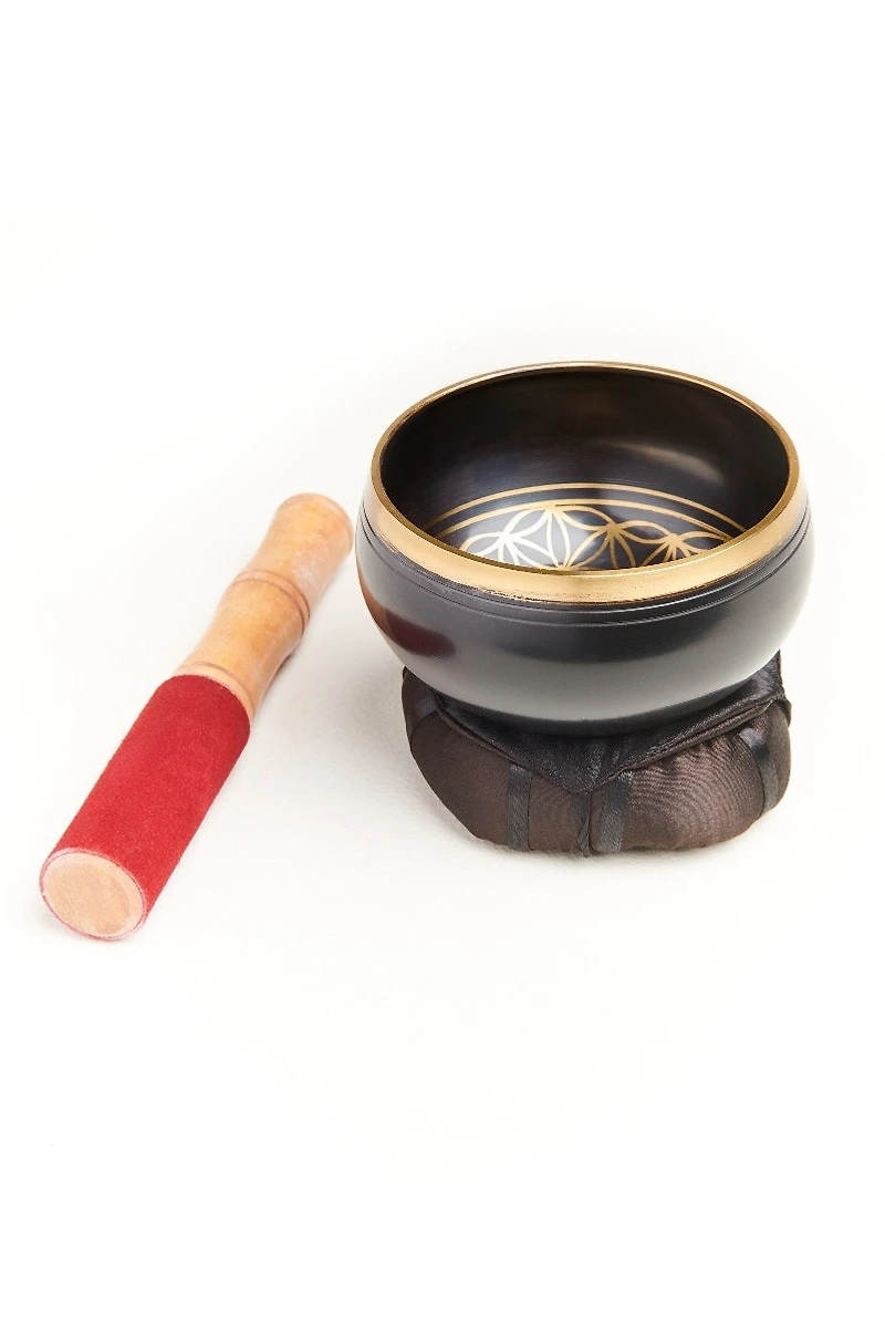 Buy Black Flower of Life Singing Bowl Set  Online at Earthbound Trading