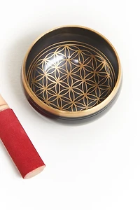 Buy Black Flower of Life Singing Bowl Set  Online at Earthbound Trading