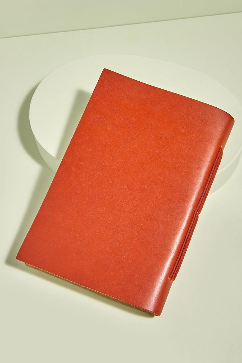 Cosmic Mushroom Medium Leather Journal (EB Exclusive)