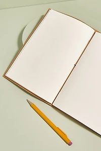 Cosmic Mushroom Medium Leather Journal (EB Exclusive)