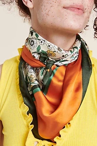 Buy Orange Cut Floral Bandana Scarf  Online at Earthbound Trading