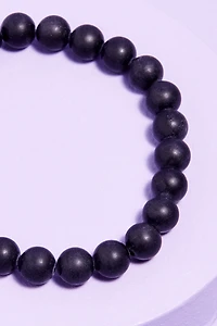 Buy Matte Black Tourmaline Bracelet  Online at Earthbound Trading