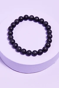 Buy Matte Black Tourmaline Bracelet  Online at Earthbound Trading