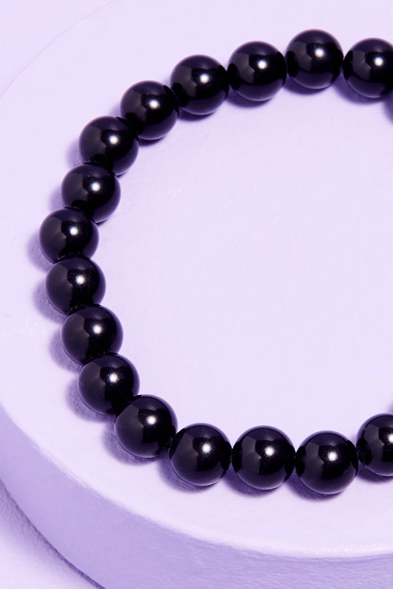 Buy Shiny Black Tourmaline Bracelet  Online at Earthbound Trading
