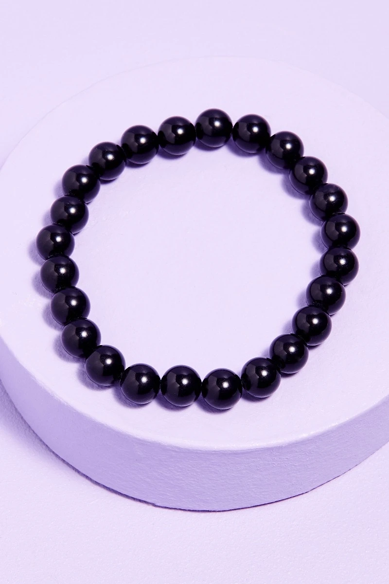 Buy Shiny Black Tourmaline Bracelet  Online at Earthbound Trading