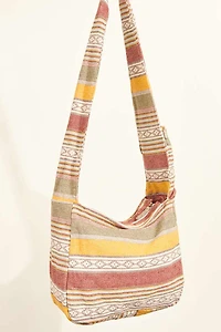 Buy Striped Mustard Sling Bag Online at Earthbound Trading
