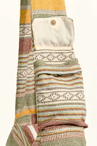 Buy Striped Mustard Sling Bag Online at Earthbound Trading
