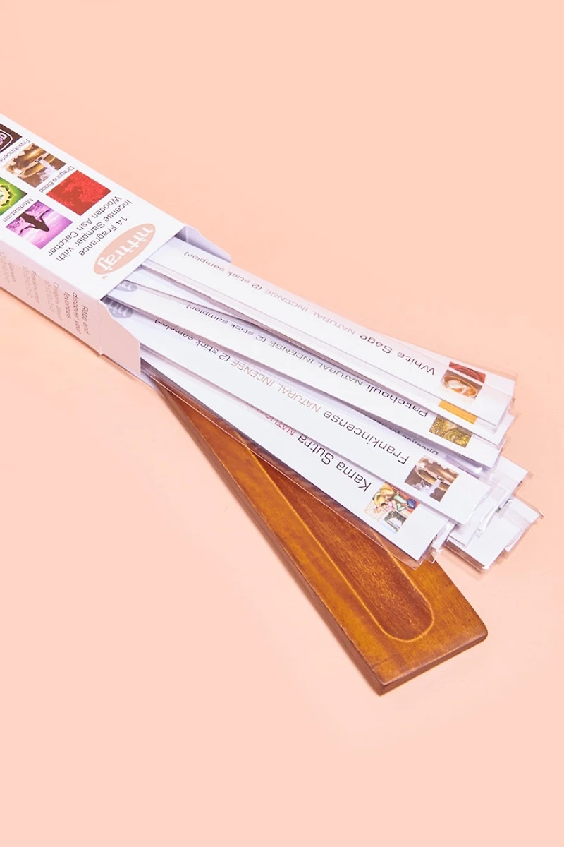 Buy Incense Sampler w/ Wooden Ash Catcher Online at Earthbound Trading