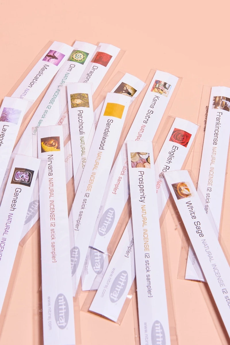 Buy Incense Sampler w/ Wooden Ash Catcher Online at Earthbound Trading