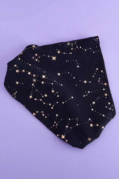 Black Star Bandana Hair Scarf