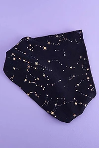 Black Star Bandana Hair Scarf
