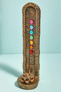 Buy Gold Chakra Lotus Incense Burner Online at Earthbound Trading
