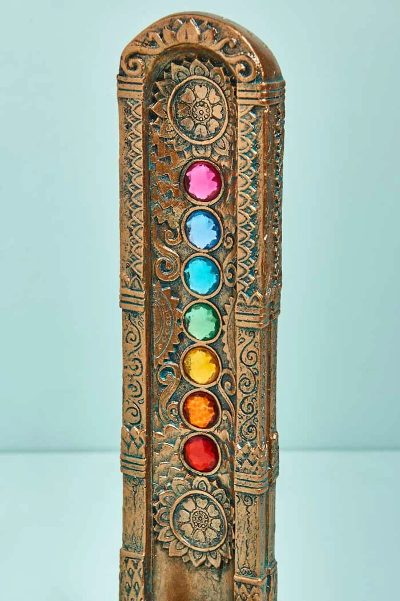 Buy Gold Chakra Lotus Incense Burner Online at Earthbound Trading