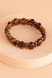 Tiger's Eye Balance and Hematite Bracelet