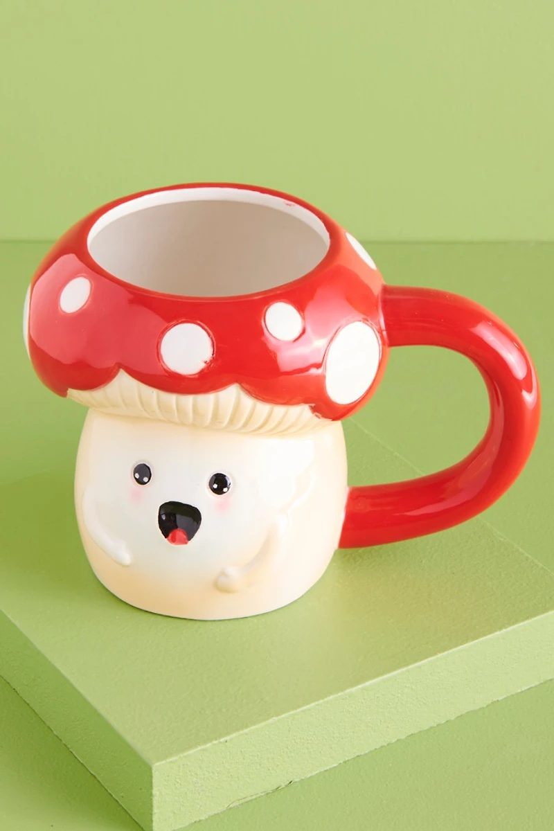 Buy Happy Spotted Red Mushroom Mug  Online at Earthbound Trading