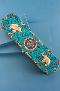 Elephant Terracotta Wood Incense Storage Box