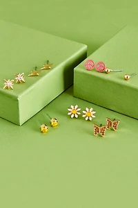 Buy Smiley Face Round Earring Set Online at Earthbound Trading