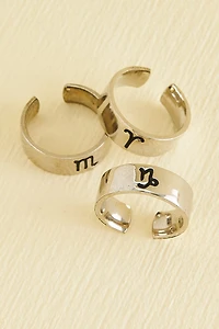 Buy Chunky Brass Zodiac Ring Online at Earthbound Trading