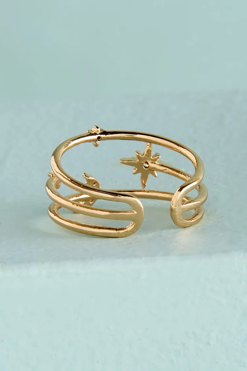 Shine Bright - Shop the Golden Skies Adjustable boho Ring