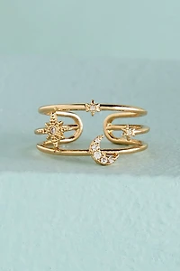 Shine Bright - Shop the Golden Skies Adjustable boho Ring