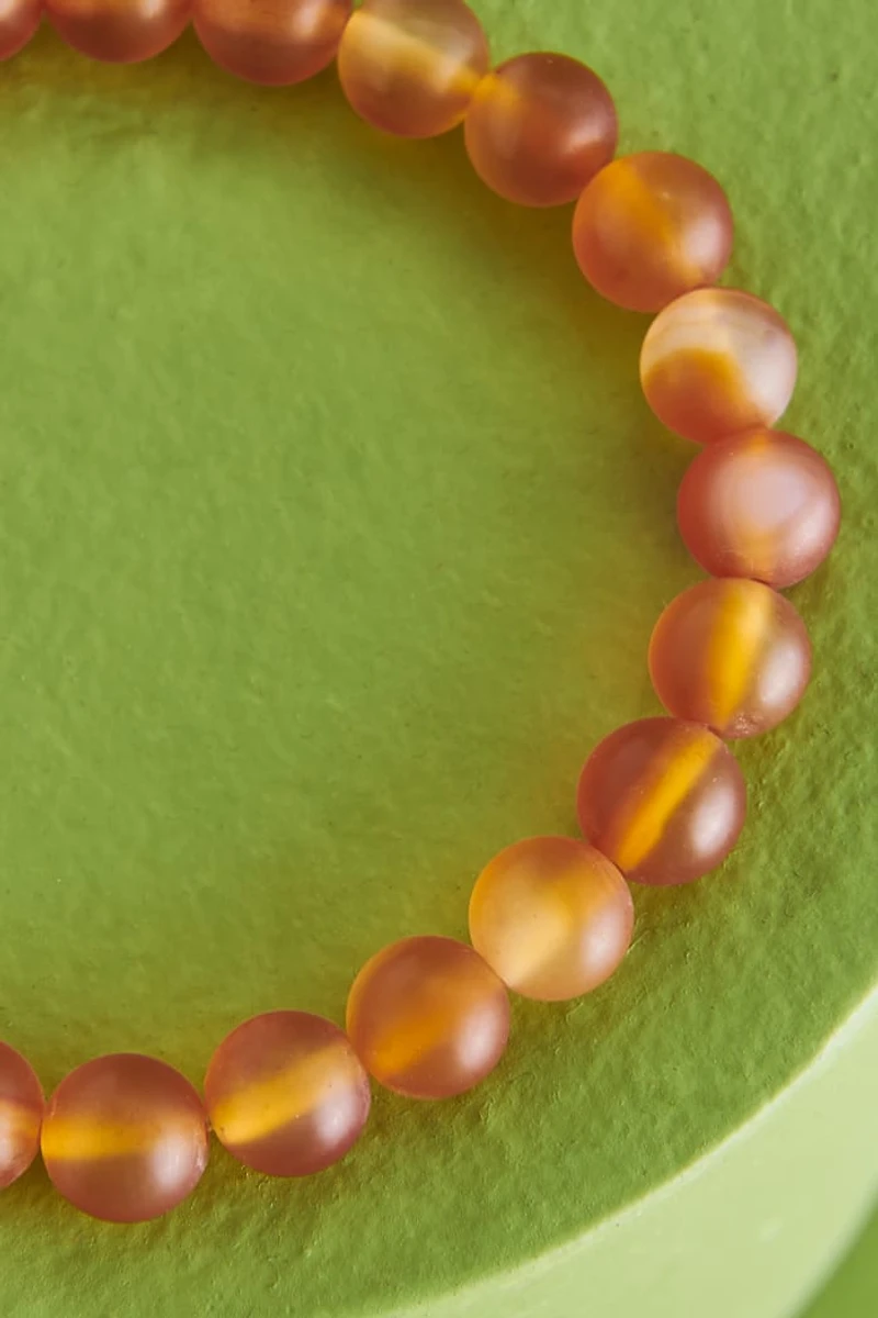 Buy Matte Carnelian Bracelet Online at Earthbound Trading