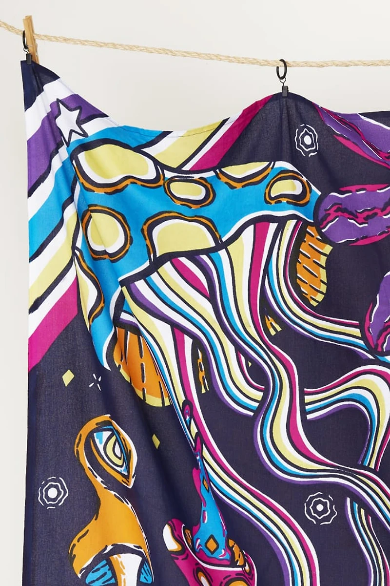 EBX Trippy Paradise Large Tapestry