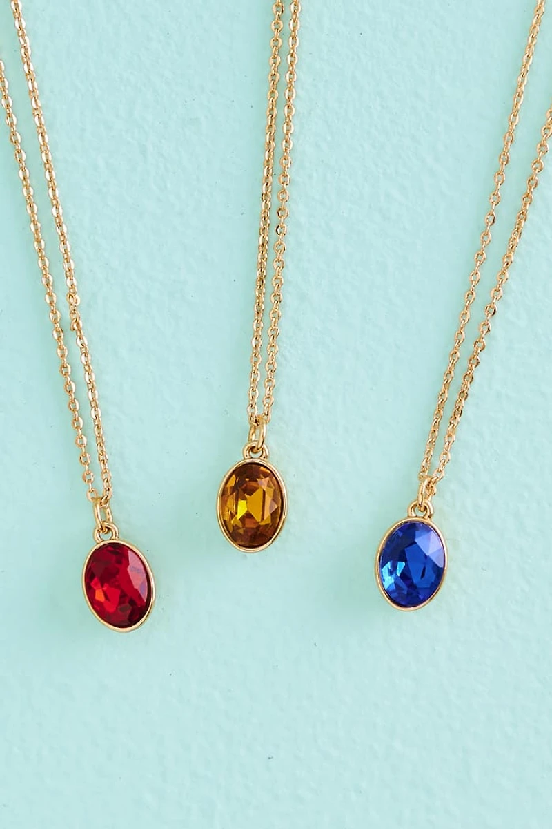 Buy Birthstone Pendant Necklaces Online at Earthbound Trading